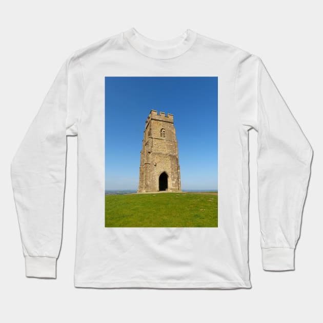 Glastonbury Tor, Somerset Long Sleeve T-Shirt by Chris Petty